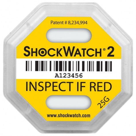 Stoßindikator ShockWatch® 2 - 25 G