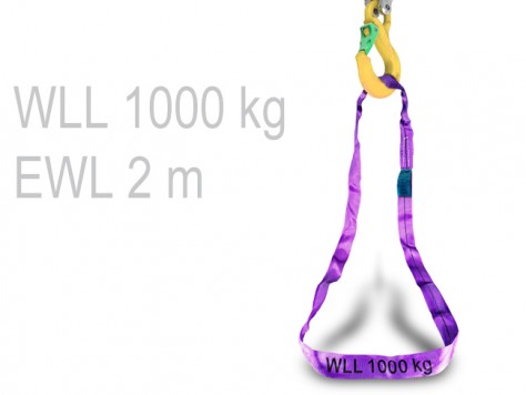 Rundschlinge - 2 m (WLL 1000 kg)