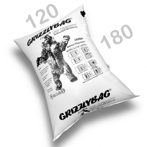 GrizzlyBag® Stausack HEAVY PP-Gewebe Schnellbefüllung - 120 x 180 cm